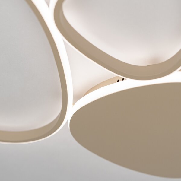 Stropní stmívatelné LED svítidlo Organic Taupe 62 (LMD)