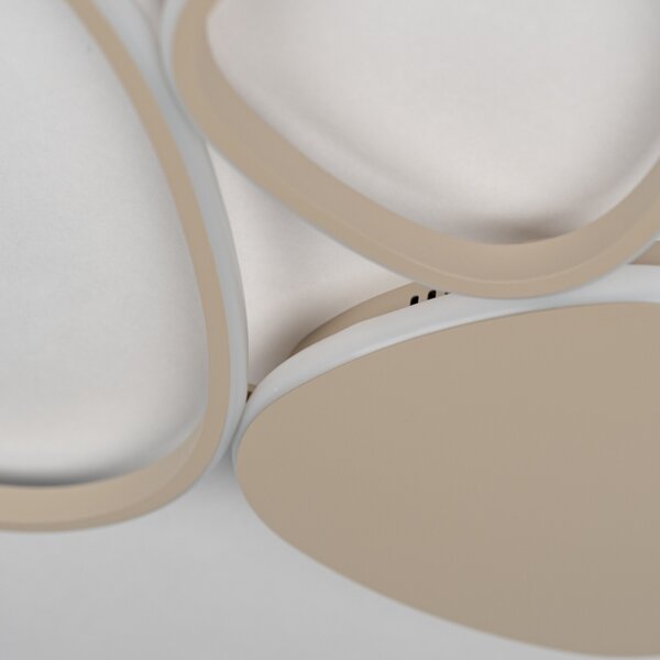 Stropní stmívatelné LED svítidlo Organic Taupe 62 (LMD)