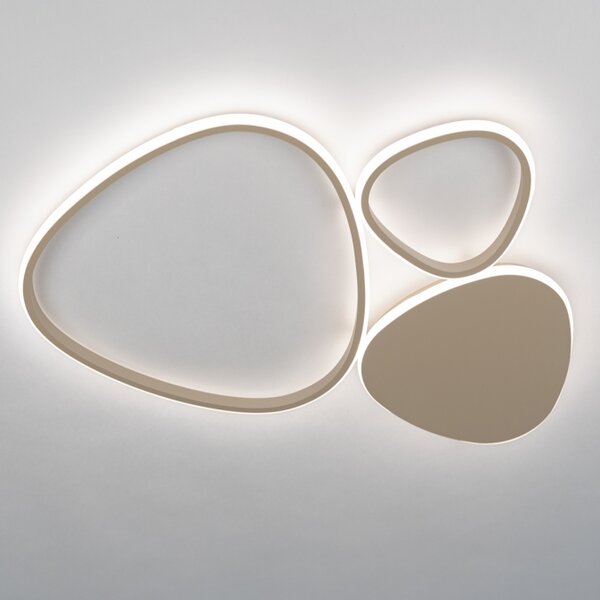 Stropní stmívatelné LED svítidlo Organic Taupe 62 (LMD)