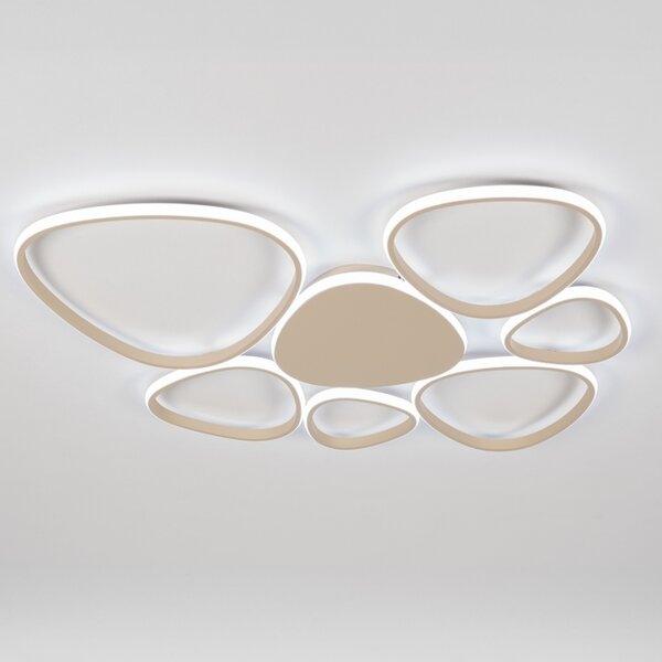 Stropní stmívatelné LED svítidlo Organic Taupe 90 (LMD)