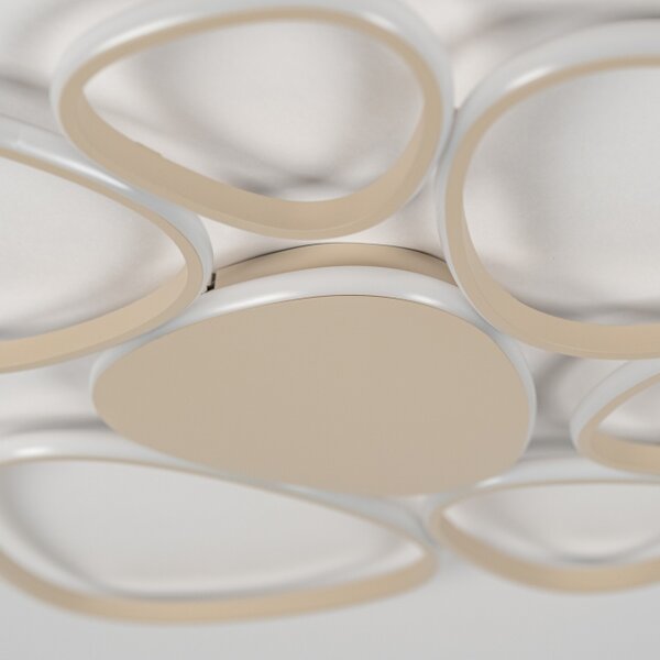 Stropní stmívatelné LED svítidlo Organic Taupe 90 (LMD)