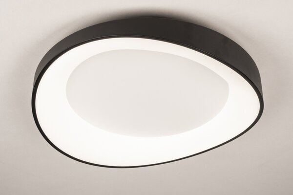 Stropní designové LED svítidlo Organic Black 48 (LMD)