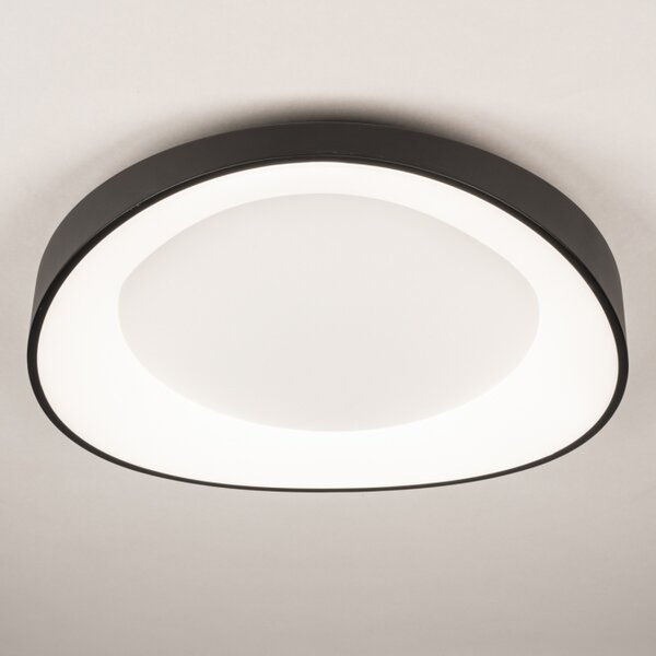 Stropní designové LED svítidlo Organic Black 48 (LMD)