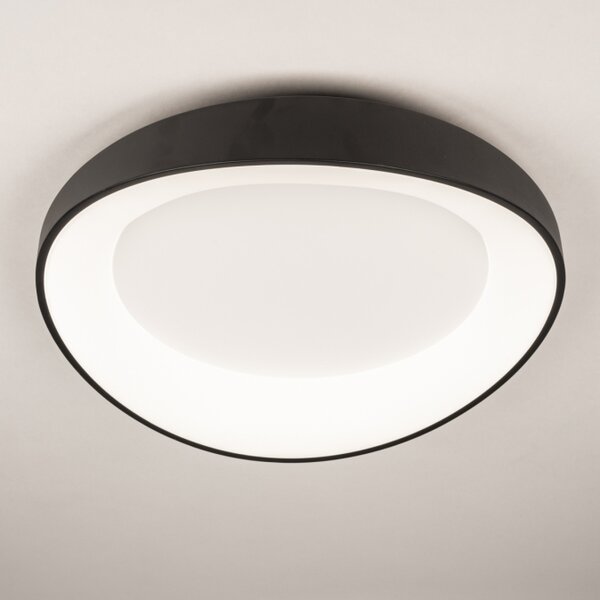 Stropní designové LED svítidlo Organic Black 48 (LMD)