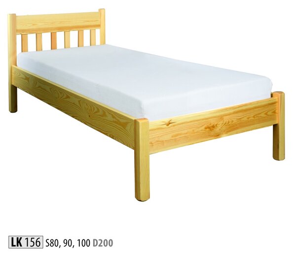 Drewmax Dřevěná postel 80x200 LK156 borovice