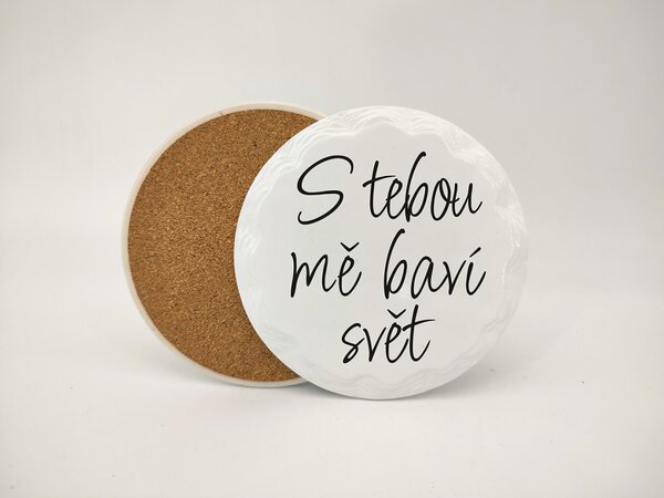S tebou mě baví svět - Podtácek