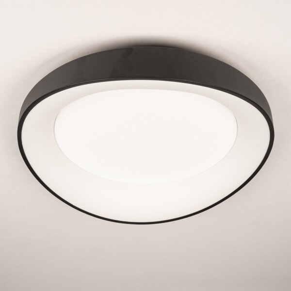 Stropní designové LED svítidlo Organic Black 48 (LMD)