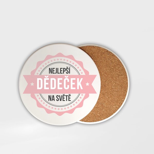 Podtácek pečeť nejlepší dědeček