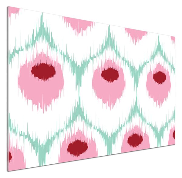 Skleněný panel do kuchynské linky Paví vzor pksh-94714331