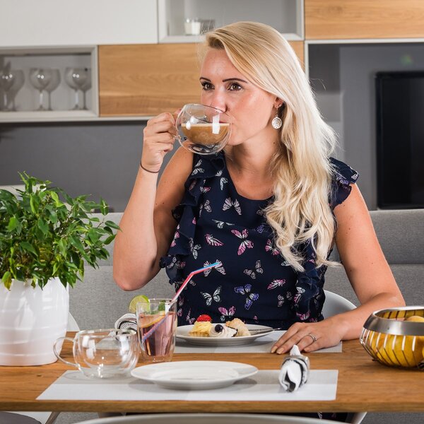 4Home Termo sklenice na cappuccino Hot&Cool 280 ml, 2 ks