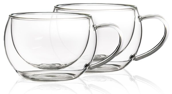 4Home Termo sklenice na cappuccino Hot&Cool 280 ml, 2 ks