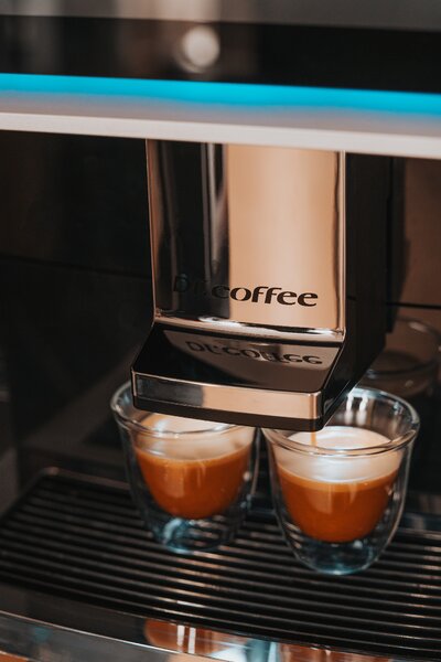 Dr.Coffee Dr. Coffee Coffeebreak Big Plus černá/stříbrná MDB + Barva: Stříbrná + MDB