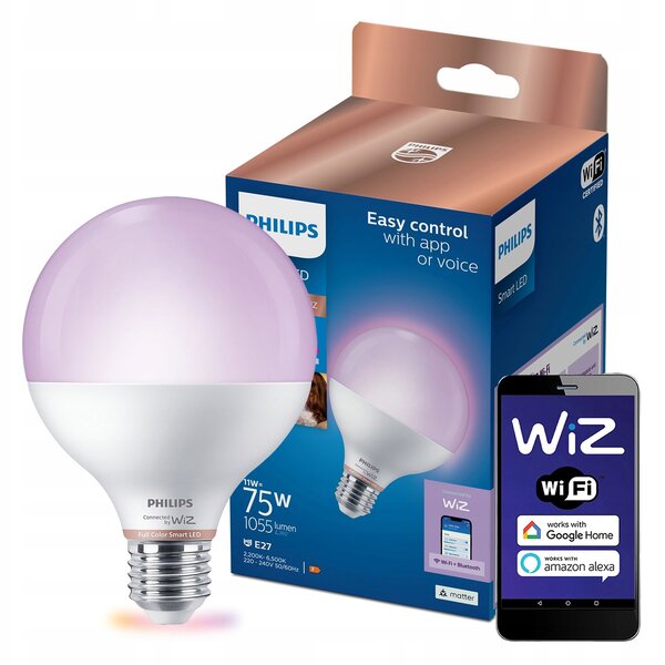 Philips Chytrá LED žárovka 11W E27