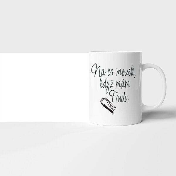 Hrnek "Na co mozek, když mám frndu" love