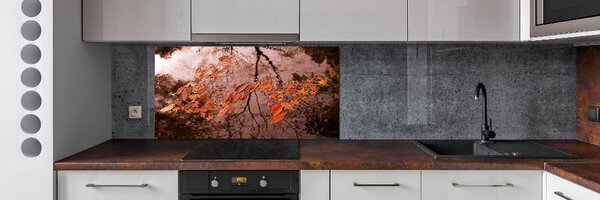 Panel do kuchyně Listí na vodě pksh-94898362