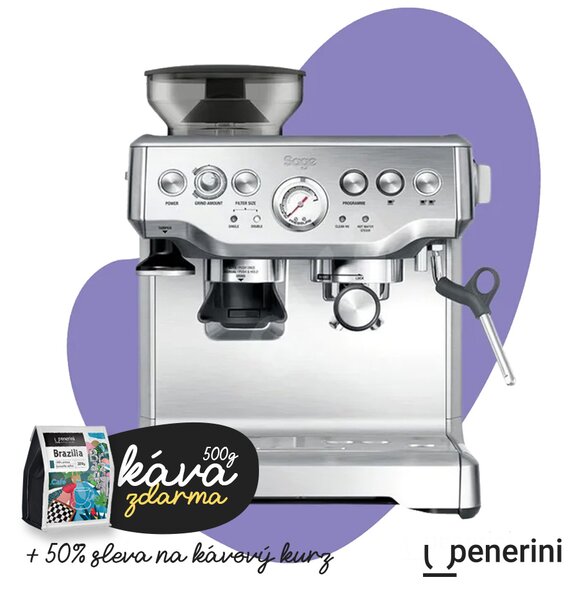 Sage The Barista Express BES875BSS – kávovar + káva zdarma