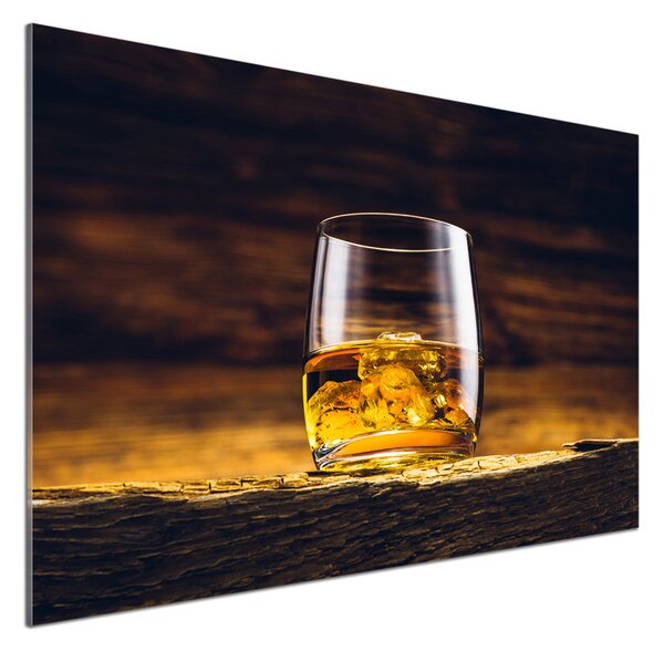 Panel do kuchyně Bourbon ve sklenici pksh-95142140
