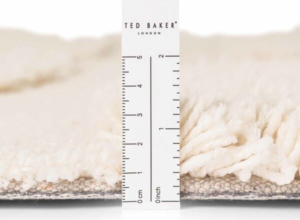 Ted Baker, Kusový koberec Ted Baker Lambeth 106371 Bílá kruh, 150x150, bílá, dětský pokoj