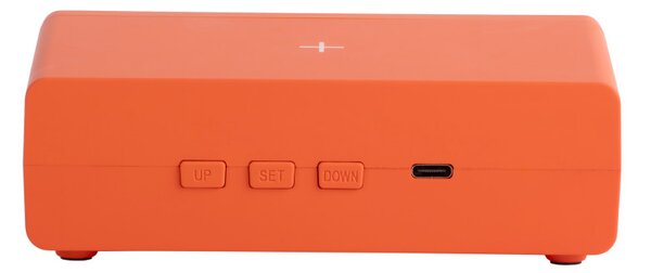 Digitální stolní hodiny s budíkem a s nabíječkou smartphonů 6156OR Karlsson