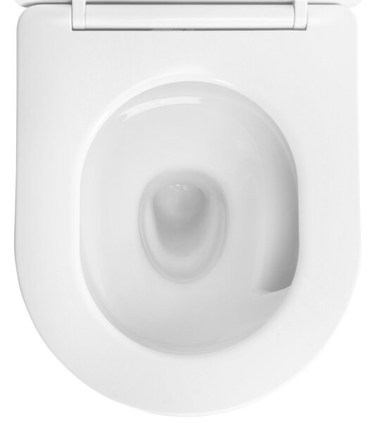 Závěsná WC mísa Rea Carlo Mini Tornado NF WHITE GOLD