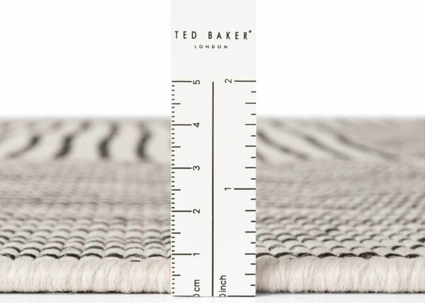 Ted Baker, Kusový koberec Ted Baker Haringey 106372 Black White, 120x170, černobílá, chodba / předsíň