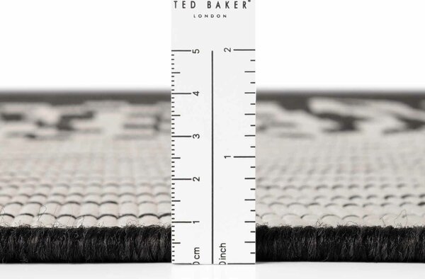 Ted Baker, Kusový koberec Ted Baker Haringey 106376 Black White, 120x170, černobílá, chodba / předsíň