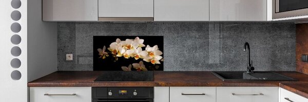 Skleněný panel do kuchynské linky Orchidej pksh-95410450