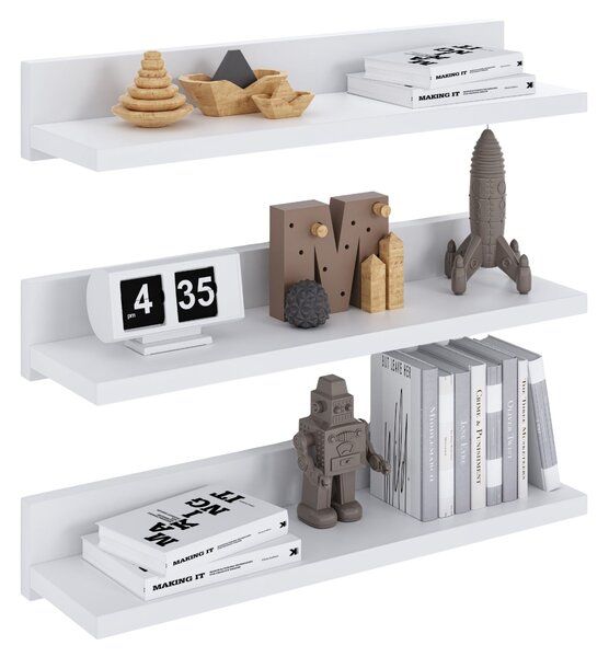 Polička MDF deska ComfortCove 39 x 13,6 cm bílá