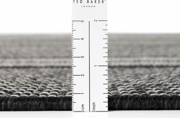 Ted Baker, Kusový koberec Ted Baker Haringey 106381 Černá, 120x170, černá, chodba / předsíň