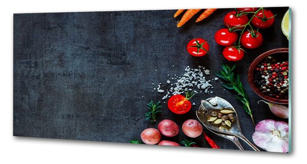 Skleněný panel do kuchynské linky Ingredience pksh-95665511