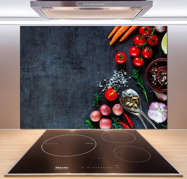 Skleněný panel do kuchynské linky Ingredience pksh-95665511