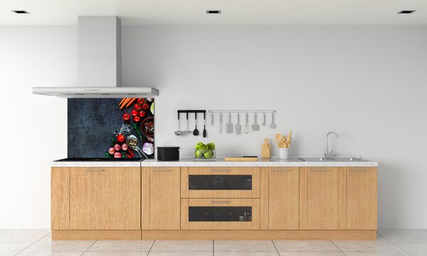 Skleněný panel do kuchynské linky Ingredience pksh-95665511