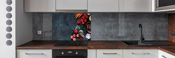 Skleněný panel do kuchynské linky Ingredience pksh-95665511