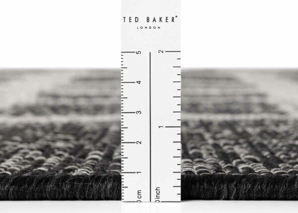 Ted Baker, Kusový koberec Ted Baker Haringey 106383 Černá, 120x170, černá, chodba / předsíň