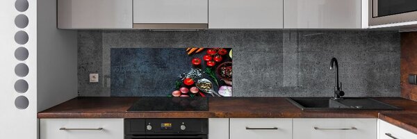 Skleněný panel do kuchynské linky Ingredience pksh-95665511