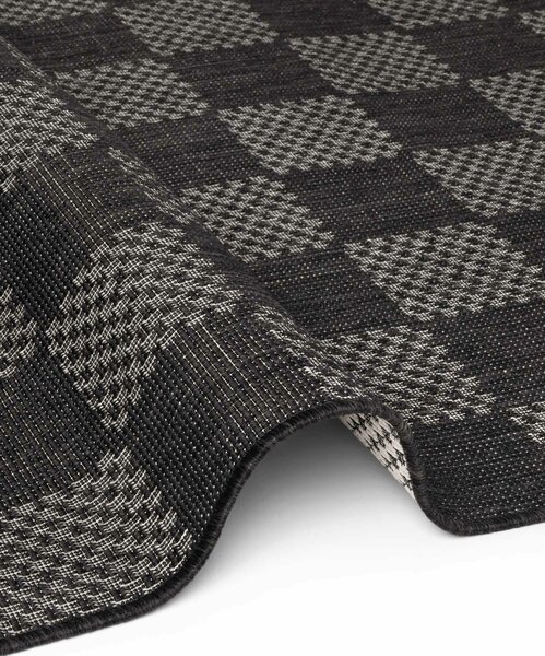 Ted Baker, Kusový koberec Ted Baker Haringey 106385 Černá, 120x170, černá, chodba / předsíň