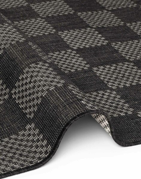 Ted Baker, Kusový koberec Ted Baker Haringey 106385 Černá, 120x170, černá, chodba / předsíň