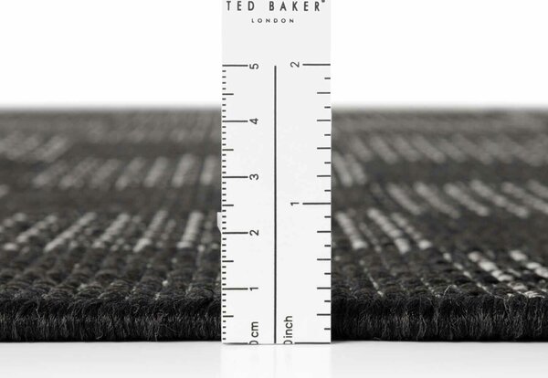 Ted Baker, Kusový koberec Ted Baker Haringey 106385 Černá, 120x170, černá, chodba / předsíň