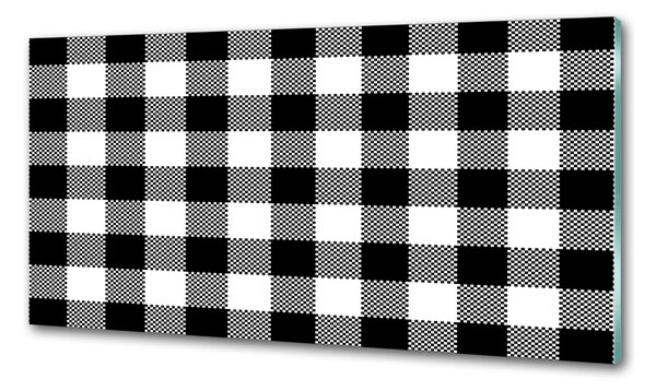 Panel do kuchyně Černobílá mříž pksh-95889836