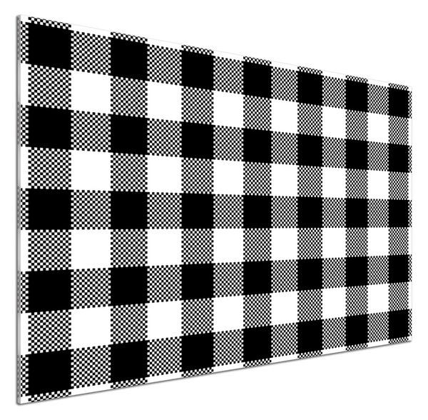 Panel do kuchyně Černobílá mříž pksh-95889836