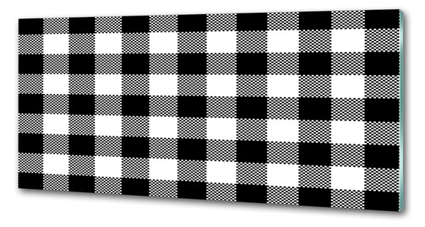 Panel do kuchyně Černobílá mříž pksh-95889836