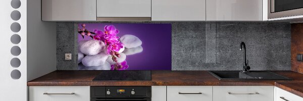 Skleněný panel do kuchynské linky Orchidej pksh-95985496