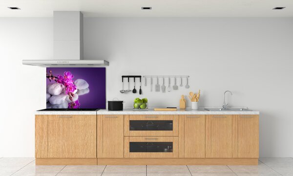 Skleněný panel do kuchynské linky Orchidej pksh-95985496