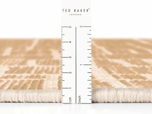 Ted Baker, Kusový koberec Ted Baker Haringey 106388 Béžová kruh, 160x160, béžová, chodba / předsíň