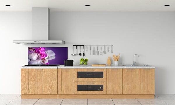 Skleněný panel do kuchynské linky Orchidej pksh-95985496