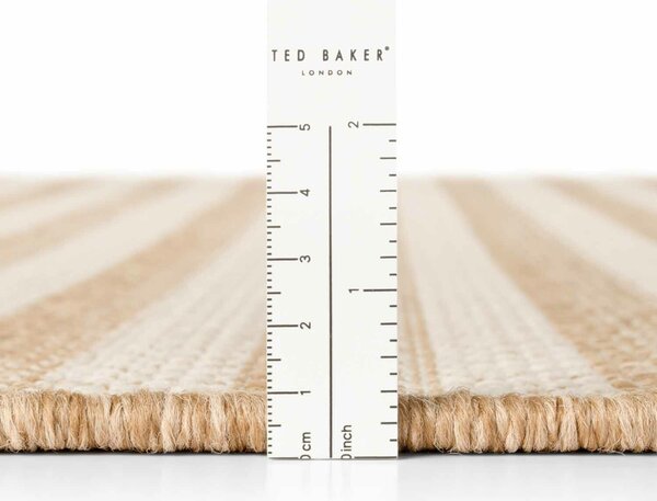 Ted Baker, Kusový koberec Ted Baker Haringey 106393 Natural White ovál, 160x230, béžová, chodba / předsíň