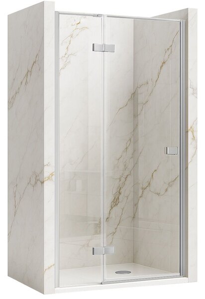 Rea Atlas, sprchové dveře 80x200cm, levá varianta, 6mm čiré sklo, chromový profil, KPL-K4662