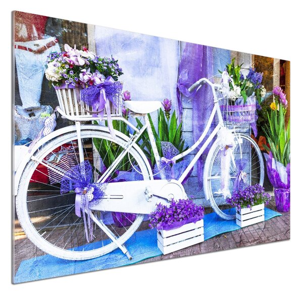 Dekorační panel sklo Bílé kolo pksh-96033947