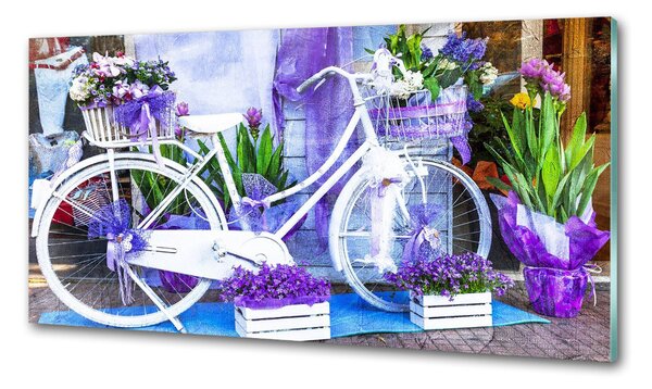 Dekorační panel sklo Bílé kolo pksh-96033947