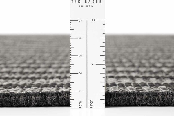 Ted Baker, Kusový koberec Ted Baker Haringey 106397 Černá, 120x170, černá, chodba / předsíň